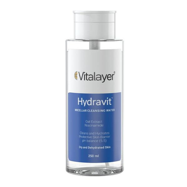 محلول پاک کننده آرایش ویتالیر مدل Hydravit حجم 200 میلی لیتر