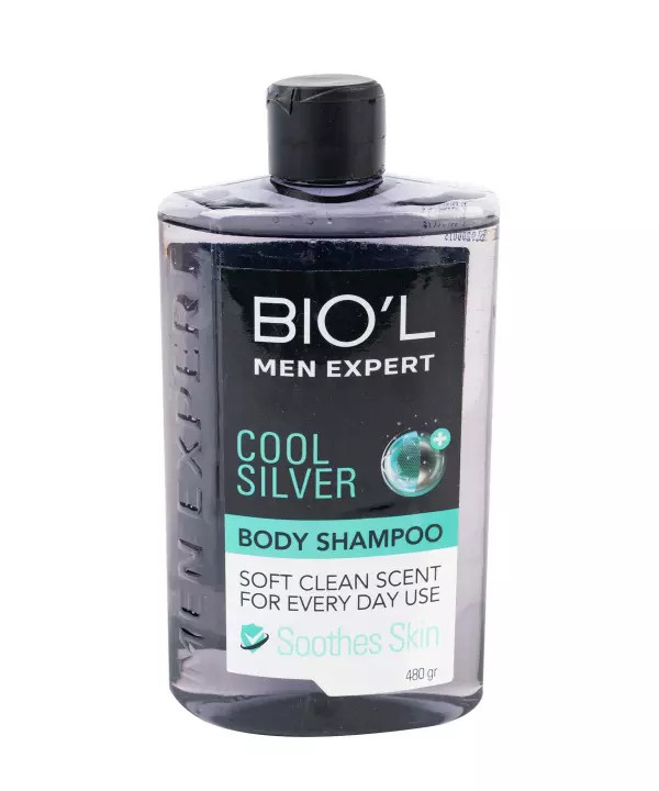 شامپو بدن مردانه بیول BIO’ L مدل Cool Silver حجم 480 گرم