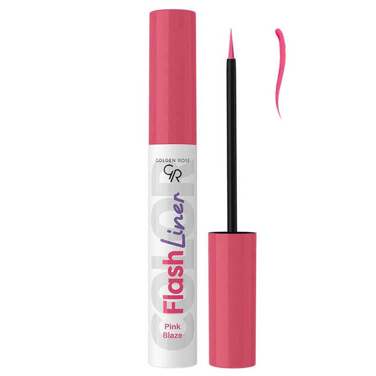 خط چشم رنگی گلدن رز Golden Rose مدل Flash Liner کد 105 Pink Blaze
