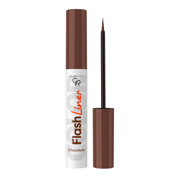 خط چشم رنگی گلدن رز Golden Rose مدل Flash Liner کد 111 Chocolate