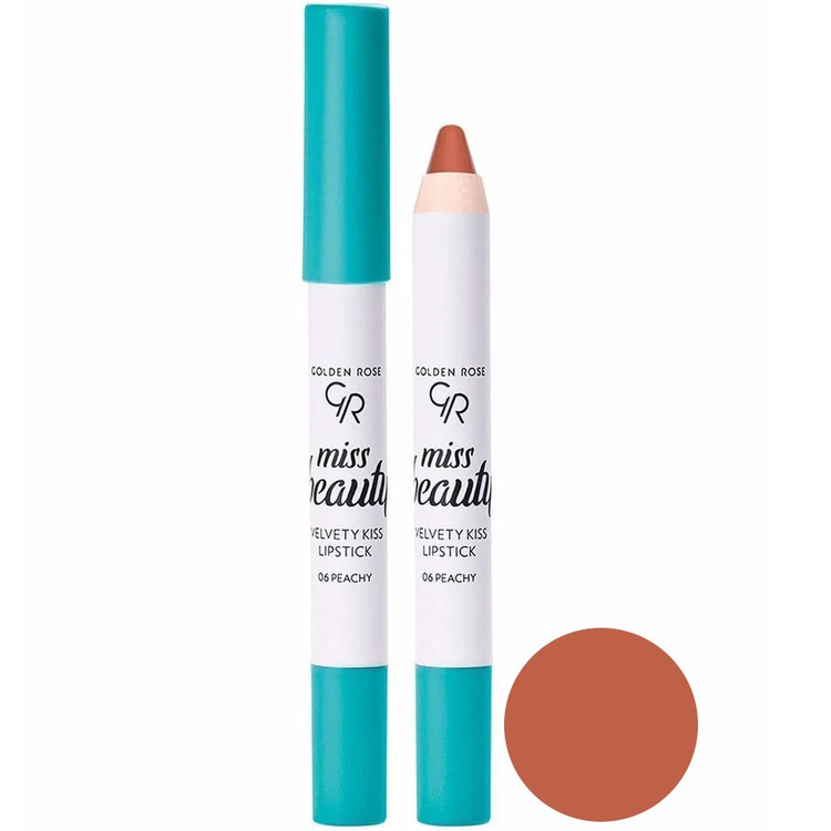 رژ لب مدادی Golden Rose - گلدن رز سری میس بیوتی - 06 Peachy