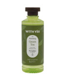 شامپو آبرسان و ضدخشکی مو ویت یو With You مدل Green Tea حجم 300 میلی لیتر
