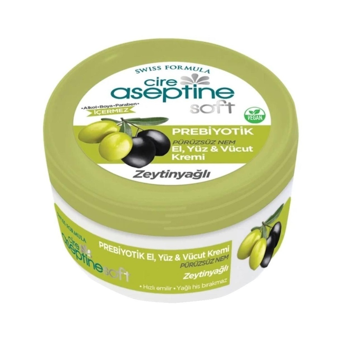 کرم مرطوب کننده فاقد پارابن Cire Aseptine حاوی عصاره زیتون حجم 30 میلی لیتر