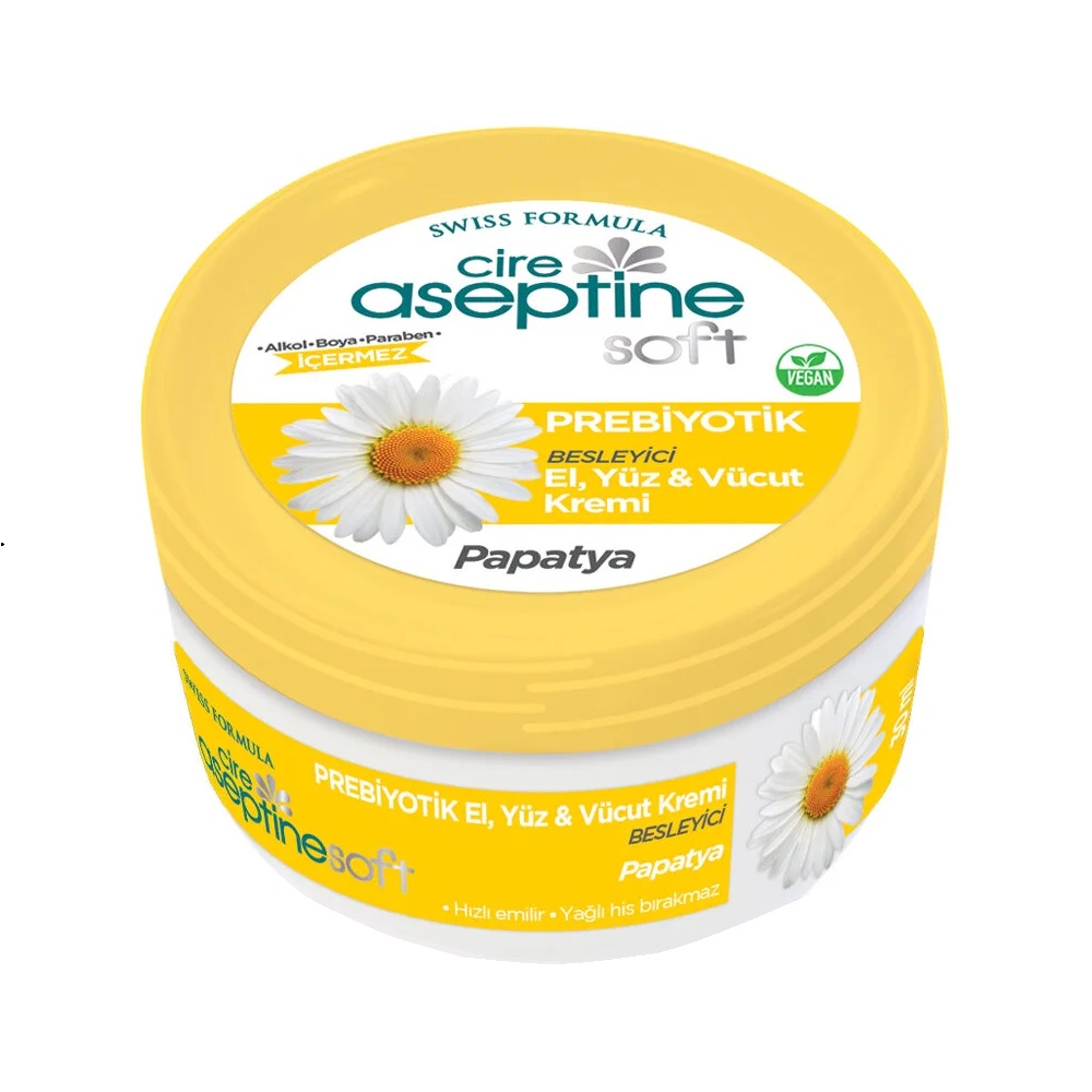 کرم مرطوب کننده فاقد پارابن Cire Aseptine حاوی عصاره بابونه حجم 30 میلی لیتر