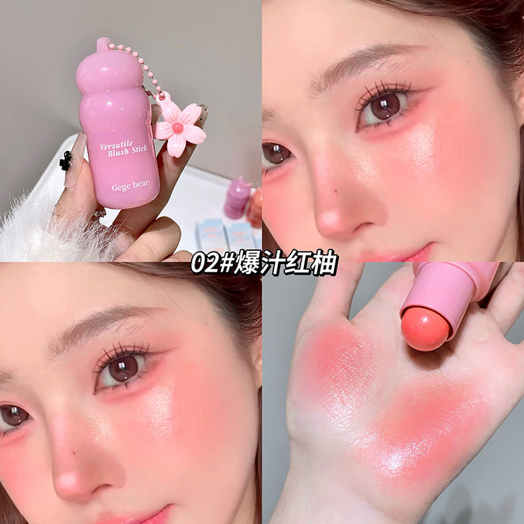 رژ گونه استیکی و تینت لب جی جی بر Gege Bear شماره 02