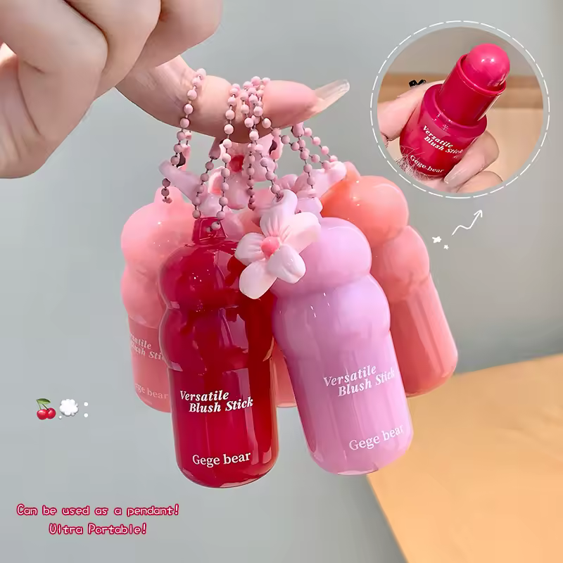 رژ گونه استیکی و تینت لب جی جی بر Gege Bear شماره 02