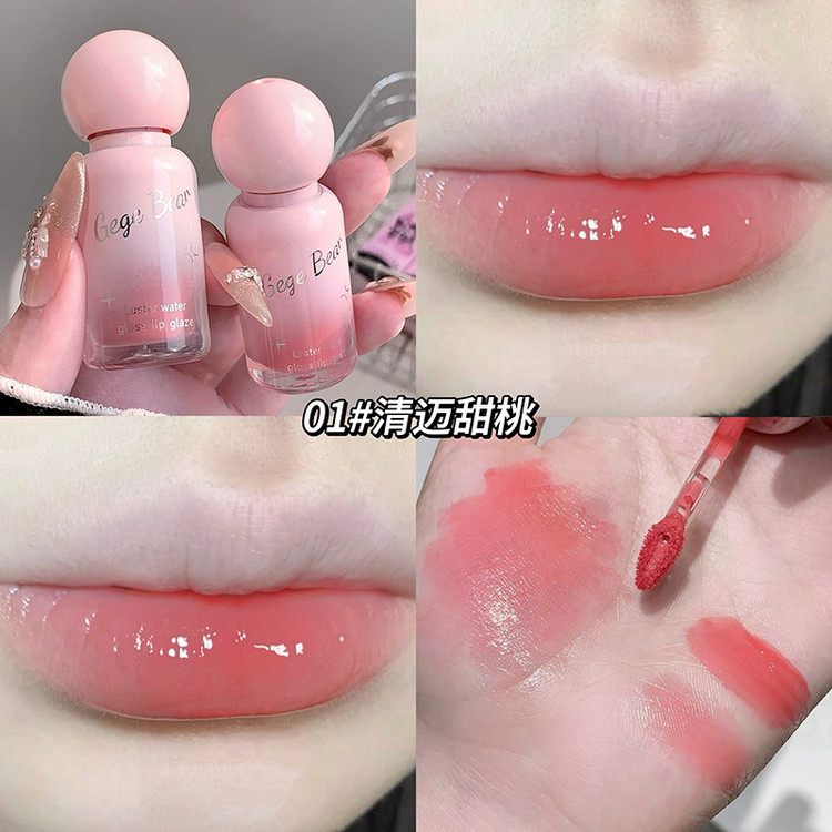 رژ لب جی جی بر Gege Bear مدل گوی شماره 01 Sweet Peach