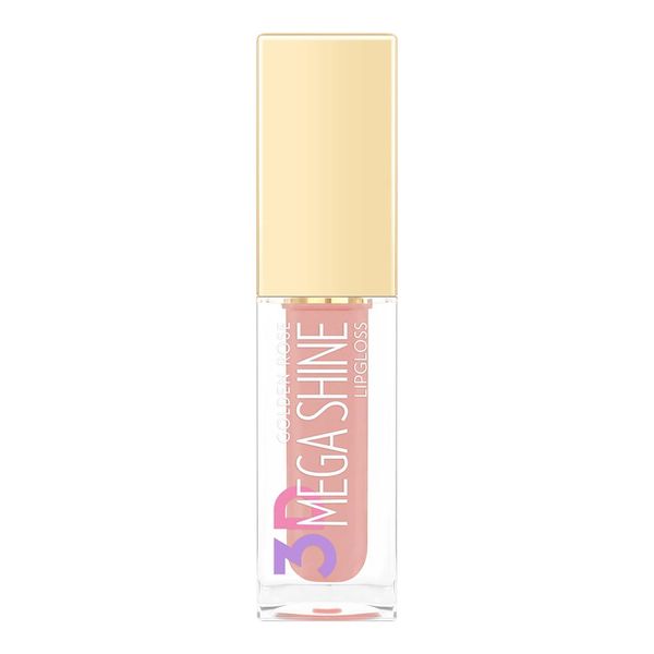 رژ لب مایع براق گلدن رز Golden Rose مدل Mega Shine 3D شماره 102