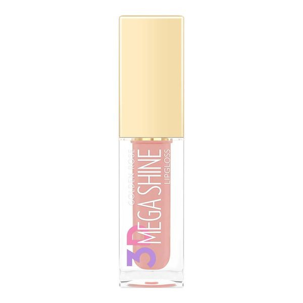 رژ لب مایع براق گلدن رز Golden Rose مدل Mega Shine 3D شماره 102