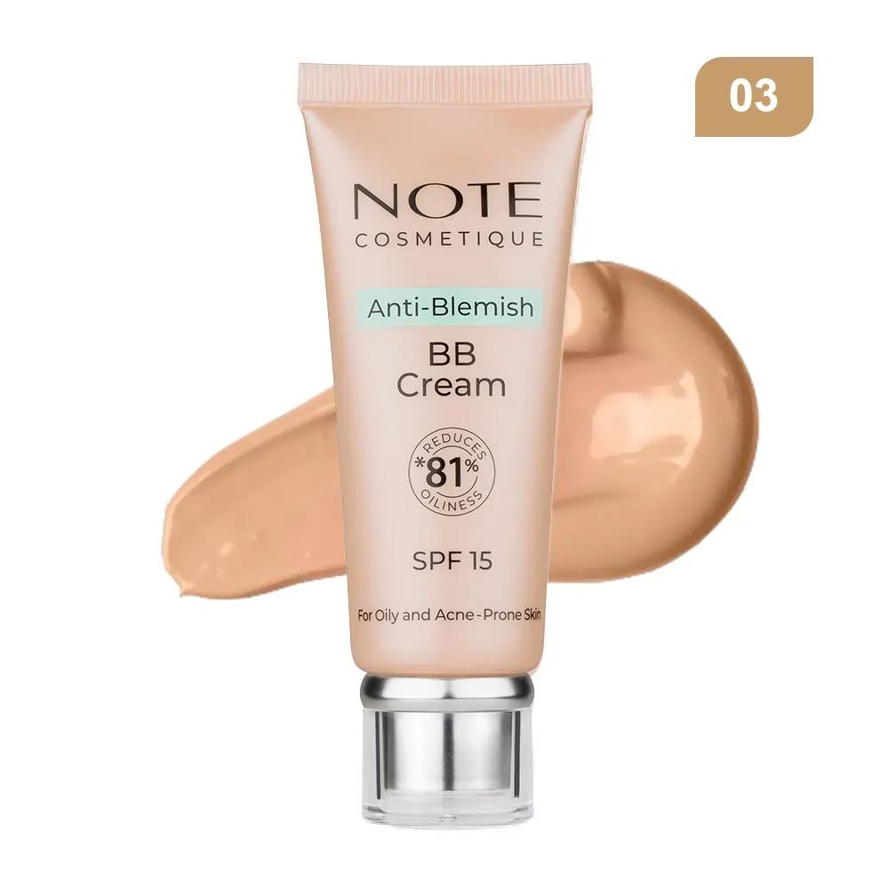 بی بی کرم نوت Note مدل Anti Blemish شماره 03 حجم 30 میلی لیتر