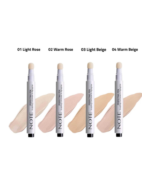 کانسیلر مایع نوت Note مدل Perfecting Pen شماره 03 Light Beige