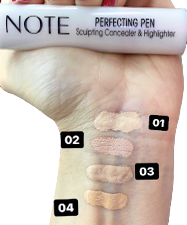 کانسیلر مایع نوت Note مدل Perfecting Pen شماره 03 Light Beige