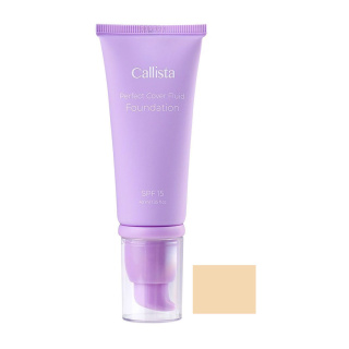 کرم پودر فلوییدی کالیستا Callista مدل Perfect Cover شماره 01