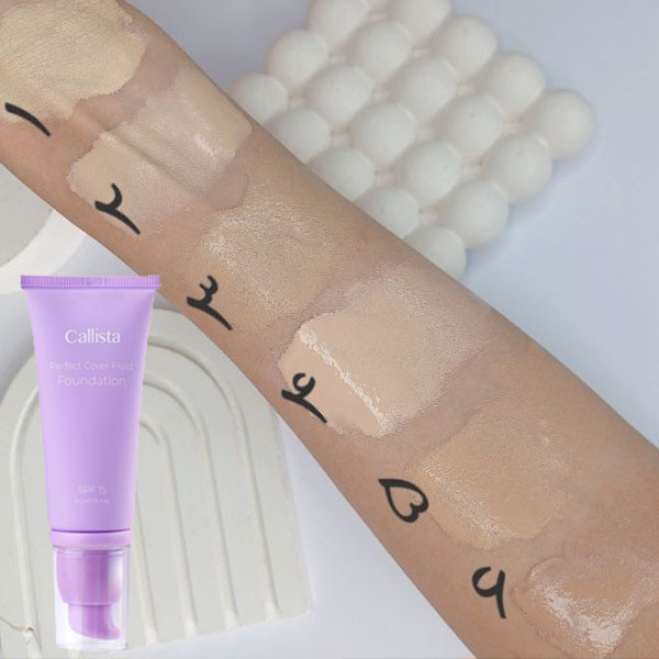 کرم پودر فلوییدی کالیستا مدل Perfect Cover شماره 02