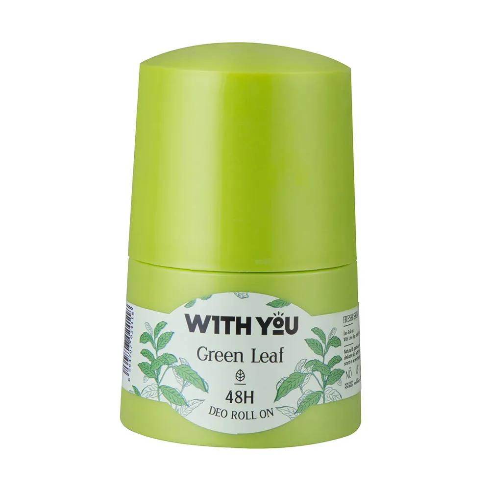 دئورولان ضدتعریق زنانه ویت یو With You مدل Green Leaf حجم 50 میلی لیتر