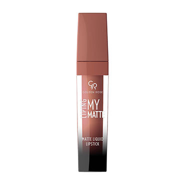 رژ لب مایع مات گلدن رز Golden Rose مدل Lip Ink شماره 17