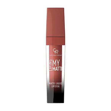 رژ لب مایع مات گلدن رز Golden Rose مدل Lip Ink شماره 18
