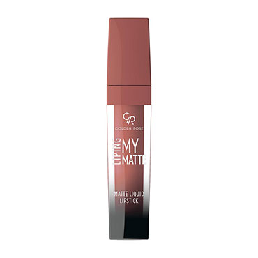 رژ لب مایع مات گلدن رز Golden Rose مدل Lip Ink شماره 25