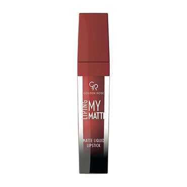 رژ لب مایع مات گلدن رز Golden Rose مدل Lip Ink شماره 28