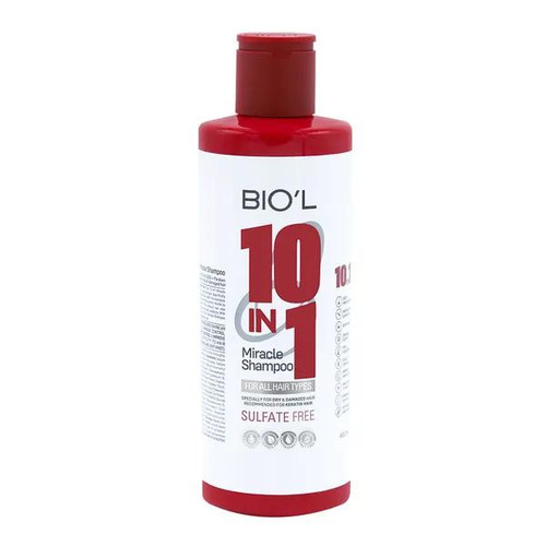 شامپو فاقد سولفات بیول Biol مدل 10 در 1 حجم 250 میلی لیتر