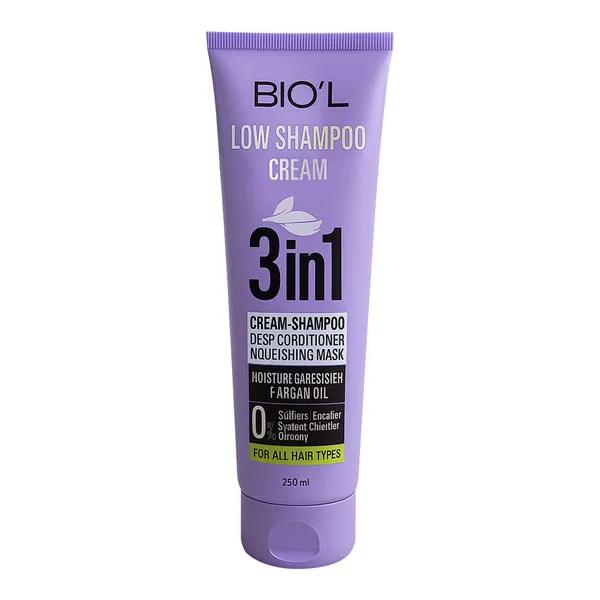 شامپو کرمی بیول Biol مدل 3 در 1 حجم 250 میلی لیتر