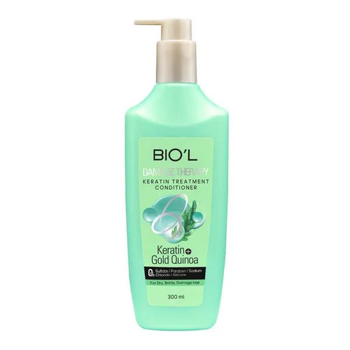 نرم کننده کراتینه فاقد سولفات بیول Biol مدل Damage Therapy حجم 350 میلی لیتر