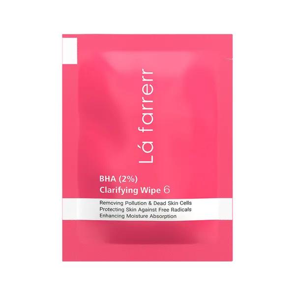 پد پاکسازی و لایه بردار پوست لافارر مدل AHA10% - BHA2% بسته 30 عددی