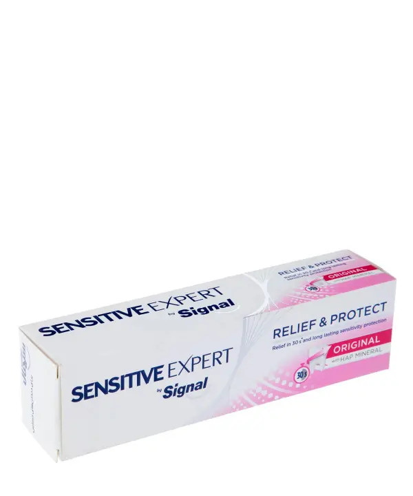 خمیر دندان سیگنال مدل Sensitive Expert وزن 100 گرم