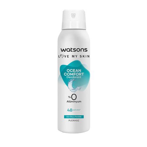 اسپری دئودرانت زنانه واتسون مدل Ocean Comfort حجم 150 میلی لیتر
