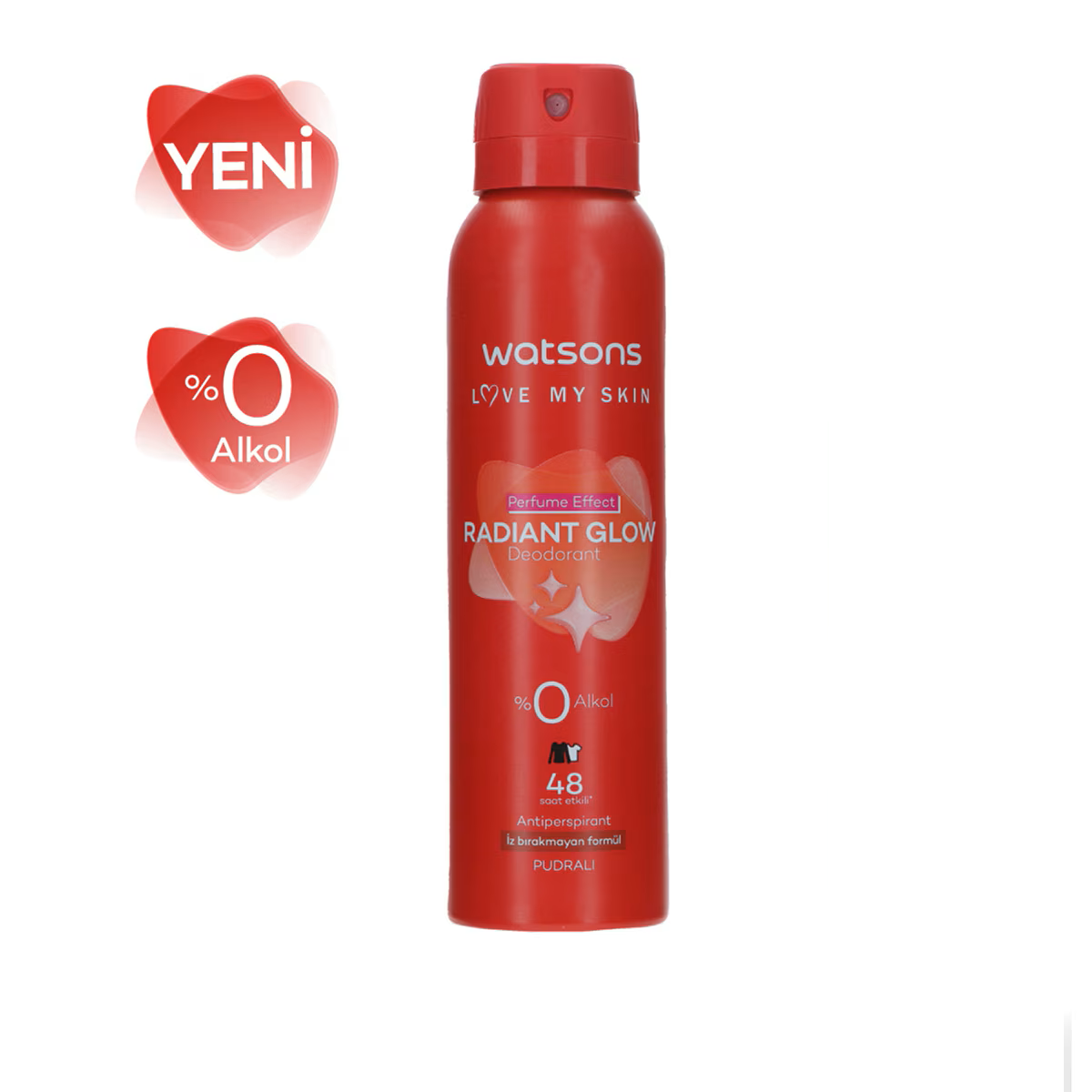 اسپری دئودرانت زنانه واتسون مدل Radiant Glow حجم 150 میلی لیتر