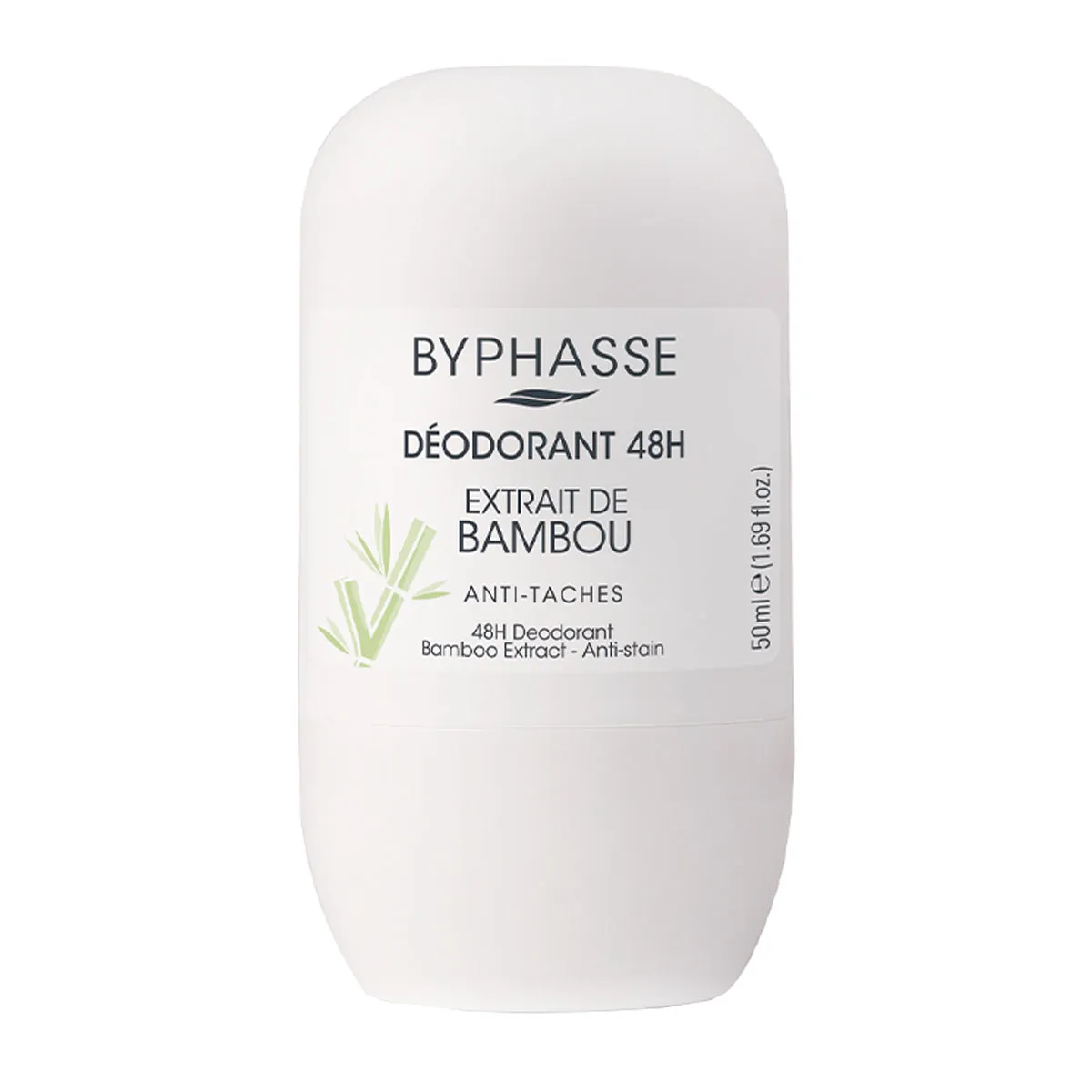 دئودورانت ضدتعریق و ضدلک ۴۸ ساعته Byphasse حاوی عصاره بامبو