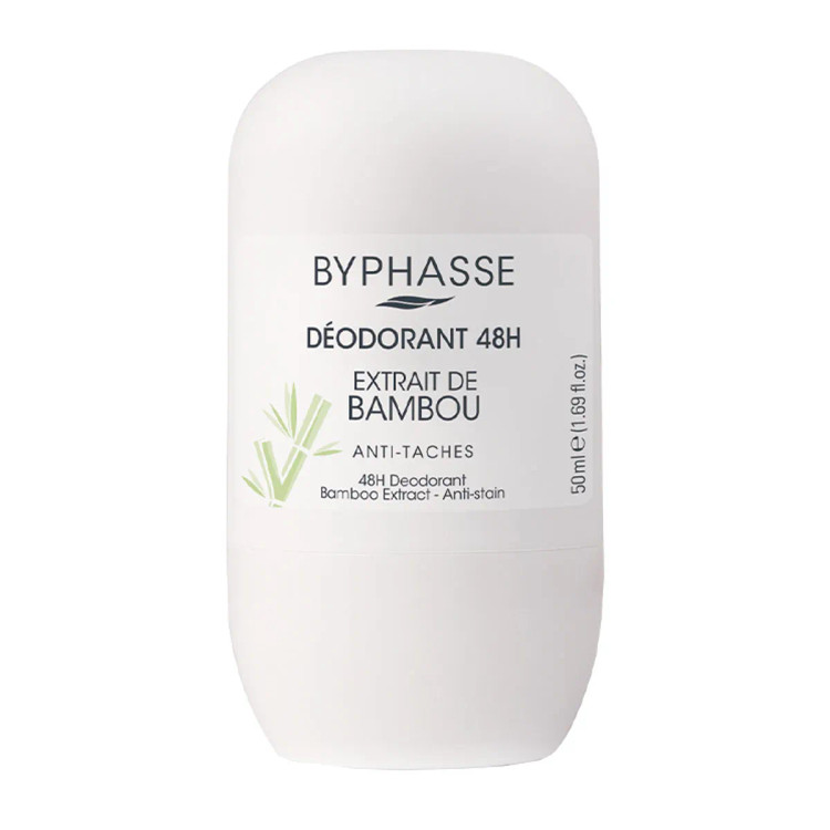 دئودورانت ضدتعریق و ضدلک ۴۸ ساعته Byphasse حاوی عصاره بامبو