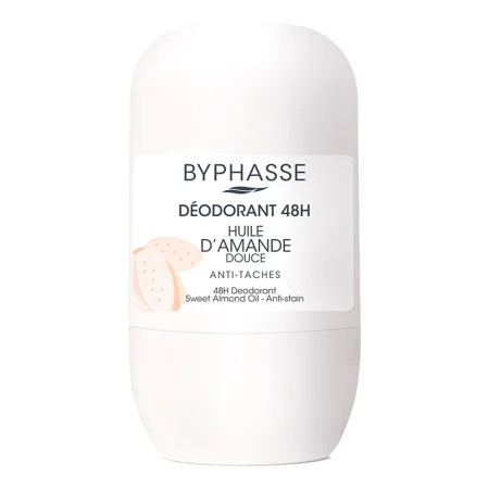 دئودورانت ضدتعریق و ضدلک ۴۸ ساعته Byphasse حاوی عصاره بادام شیرین