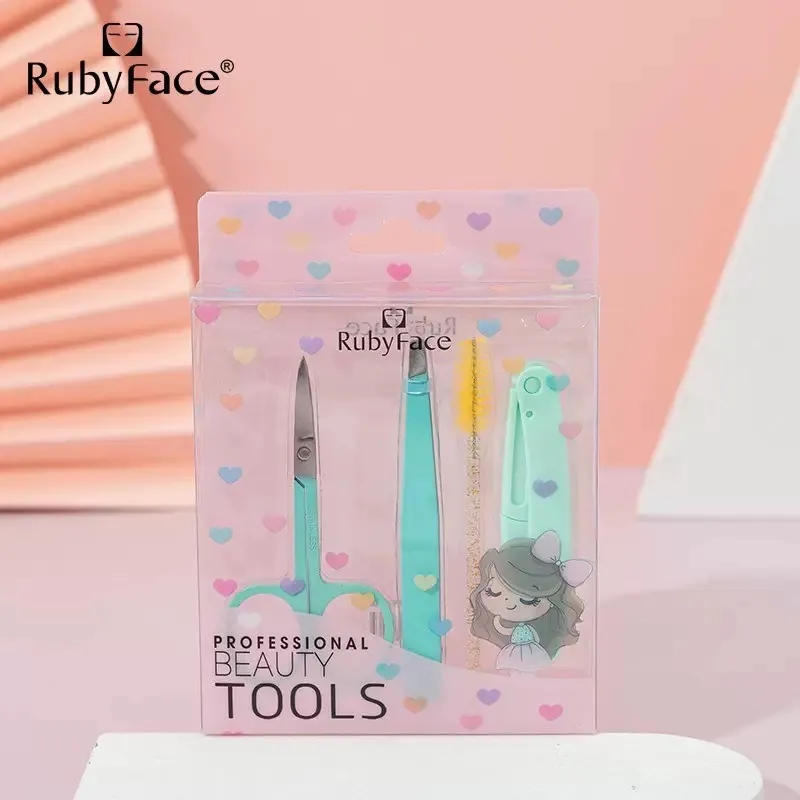 ست اصلاح ابرو 4 تکه Ruby Face کد 01