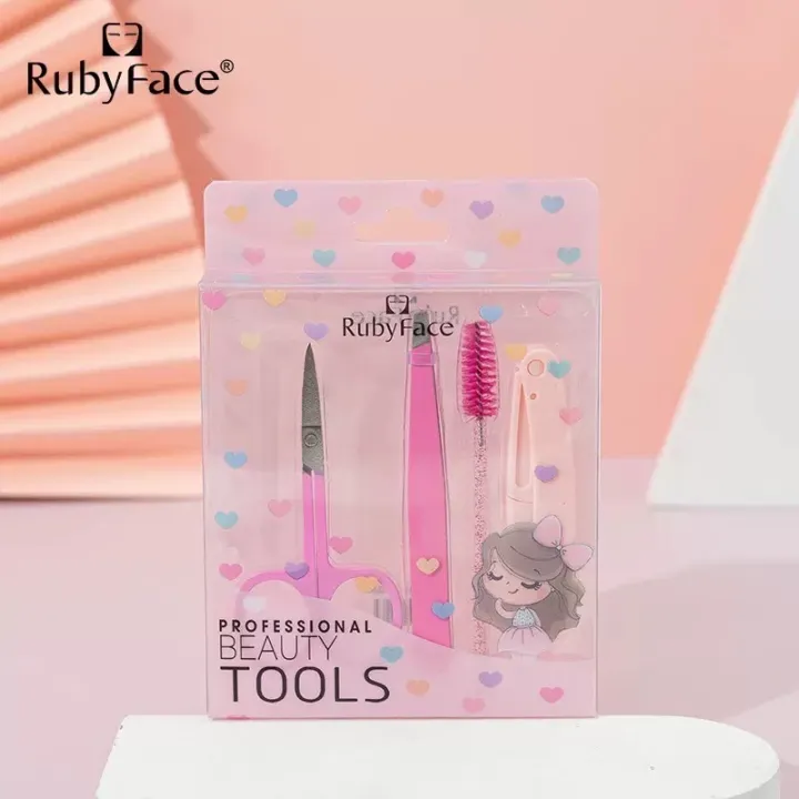 ست اصلاح ابرو 4 تکه Ruby Face کد 02