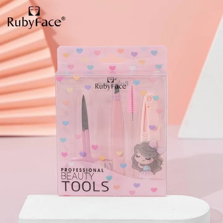 ست اصلاح ابرو 4 تکه Ruby Face کد 03