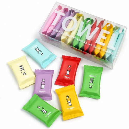 حوله فشرده مسافرتی یکبار مصرف Towel بسته ۱۴ عددی