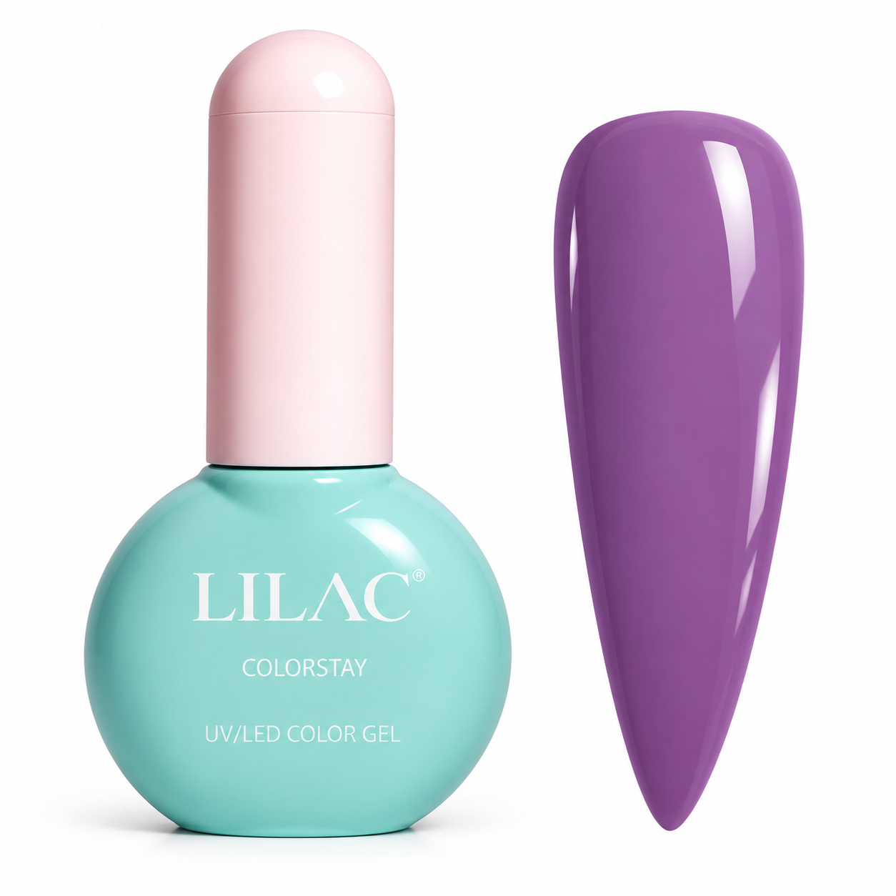 لاک ژل ناخن لیلاک LILAC مدل Colorstay  کد 158 حجم ۱۲ میلی‌لیتر