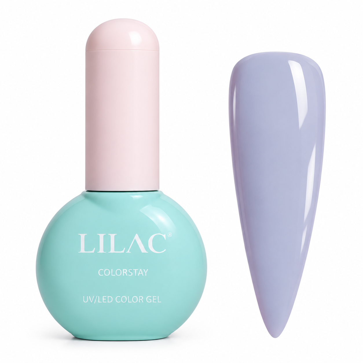 لاک ژل ناخن لیلاک LILAC مدل Colorstay  کد 102 حجم ۱۲ میلی‌لیتر