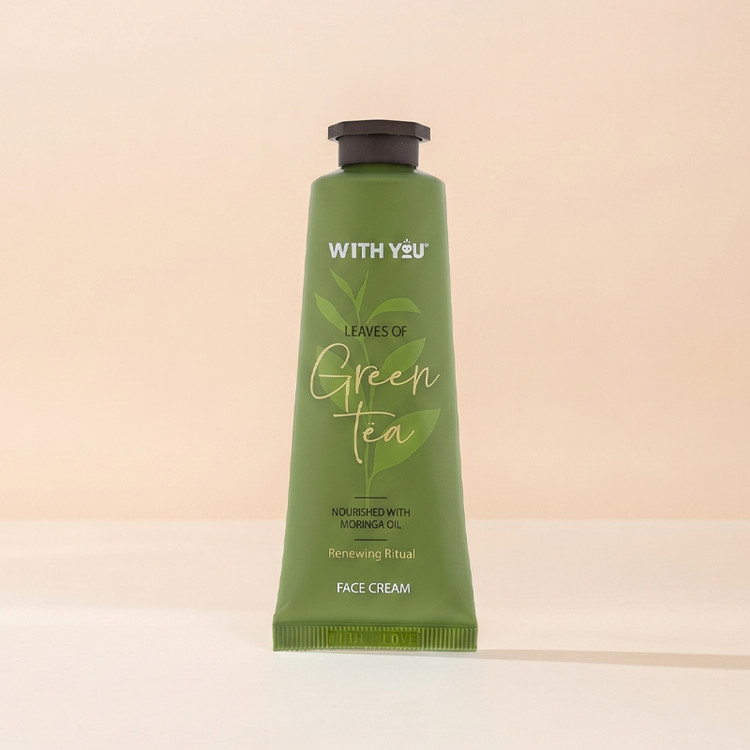 کرم مغذی و مرطوب کننده صورت ویت یو مدل Green Tea حجم 50 میلی لیتر