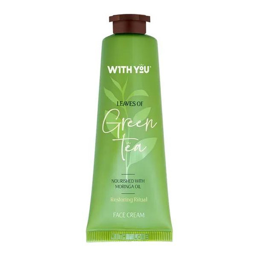 کرم مغذی و مرطوب کننده صورت ویت یو مدل Green Tea حجم 50 میلی لیتر