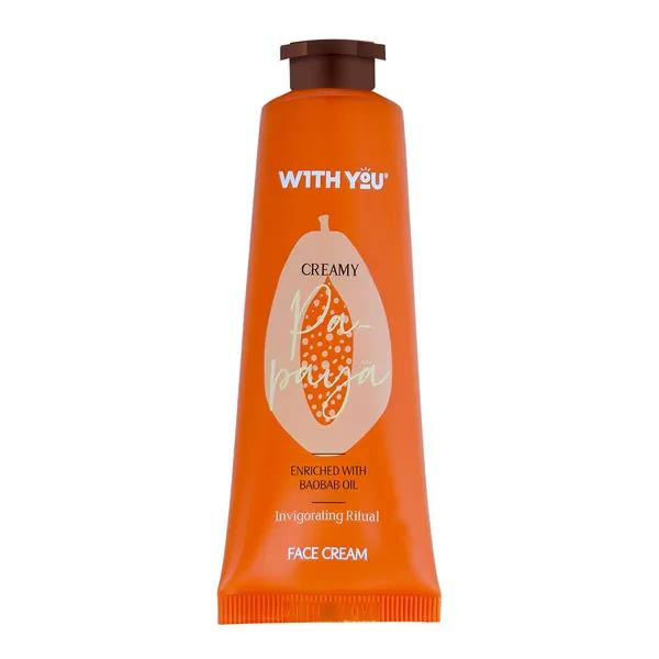 کرم مغذی و مرطوب کننده صورت ویت یو مدل Creamy Papaya حجم 50 میلی لیتر